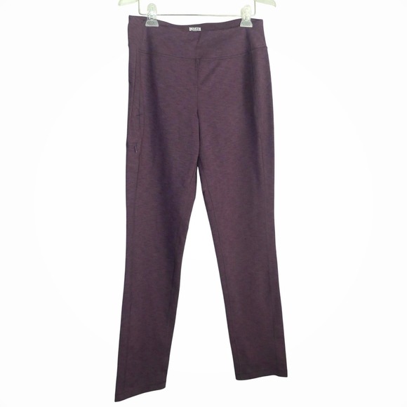 Duluth Trading Co Pants - Duluth Trading Noga Straight Leg Pants Purple Heather M 33 Pull On Athleisure